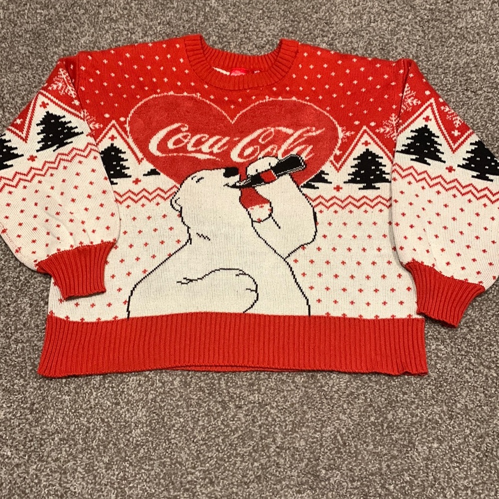Christmas Sweater - Coca Cola Bear